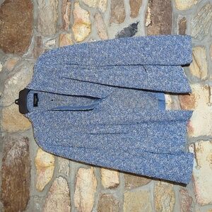 Talbots blue boucle Blazer